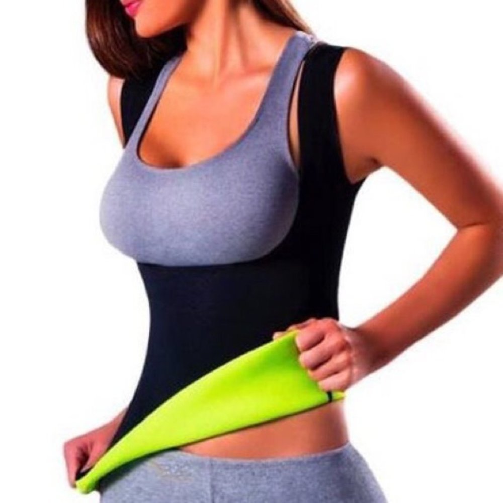 Neoprene Waist Trainer Sweat Vest Posture Corrector - Picture 2 of 7